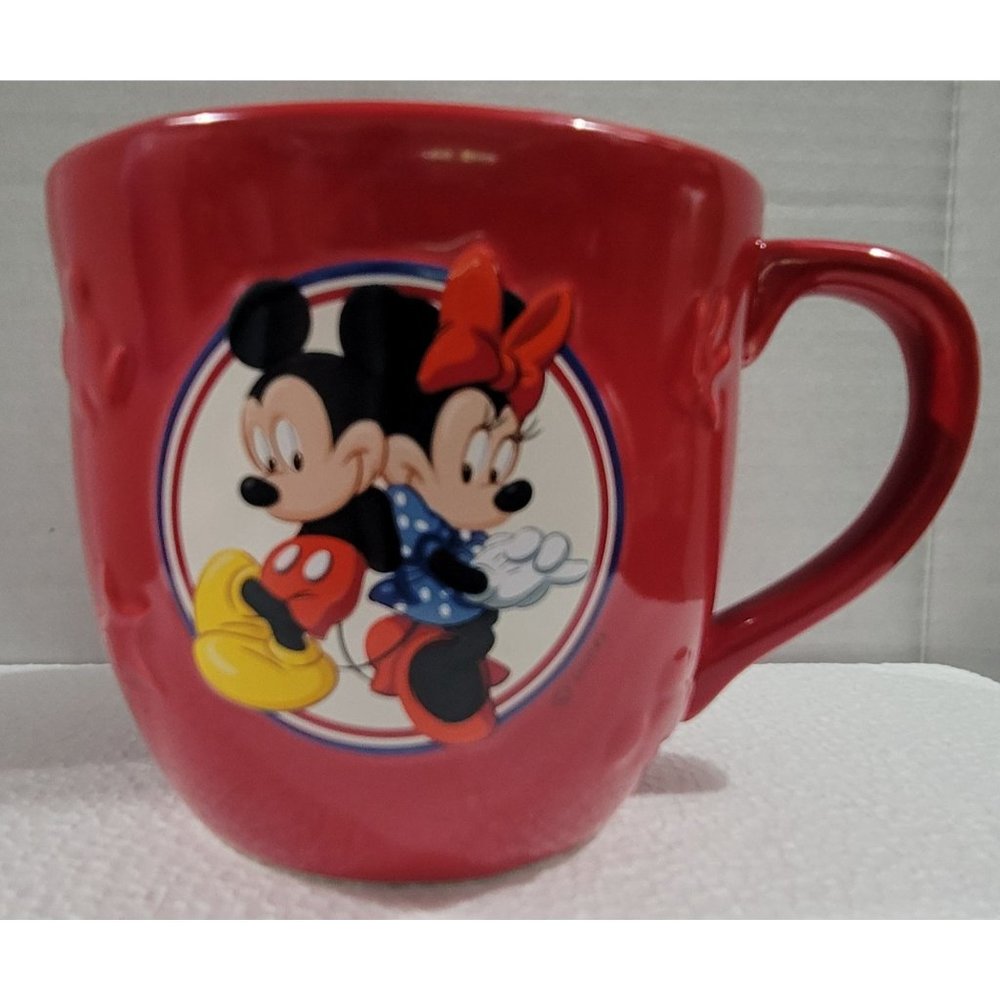 Hallmark Cards, Inc Mickey and Minnie Mouse Cup with 3D Mickey Faces and Stars